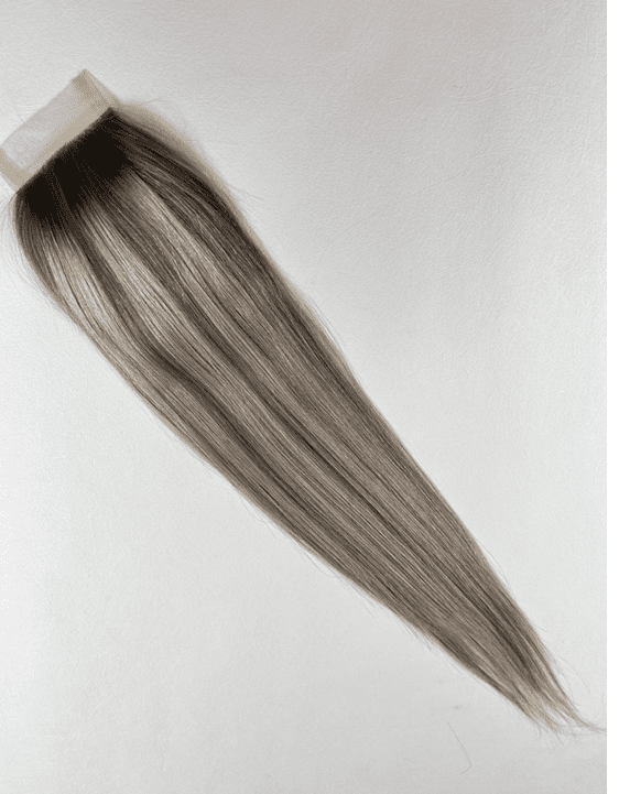 Closure-T-Ash-blonde Silk BASE Closure 16 Inches 4x5